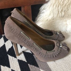 Mia suede heels ❤️Buy 2 items, get 1 free!!!❤️